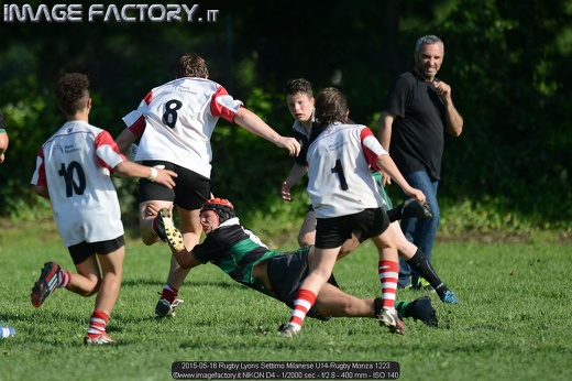 2015-05-16 Rugby Lyons Settimo Milanese U14-Rugby Monza 1223
